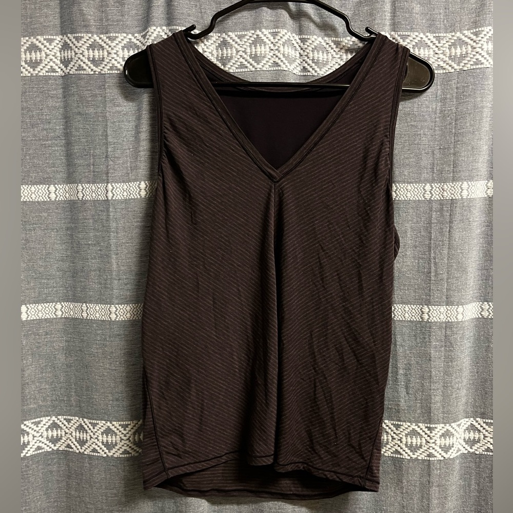 Vinateg Lululemon Striped Tank Top